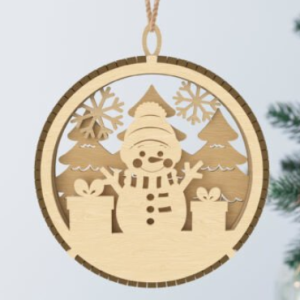 Décoration Bonhomme de neige V3