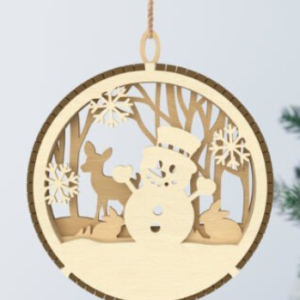 Décoration Bonhomme de neige V2