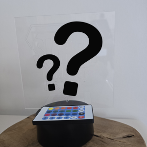 Lampe télécommandée LED -PERSONNALISABLE